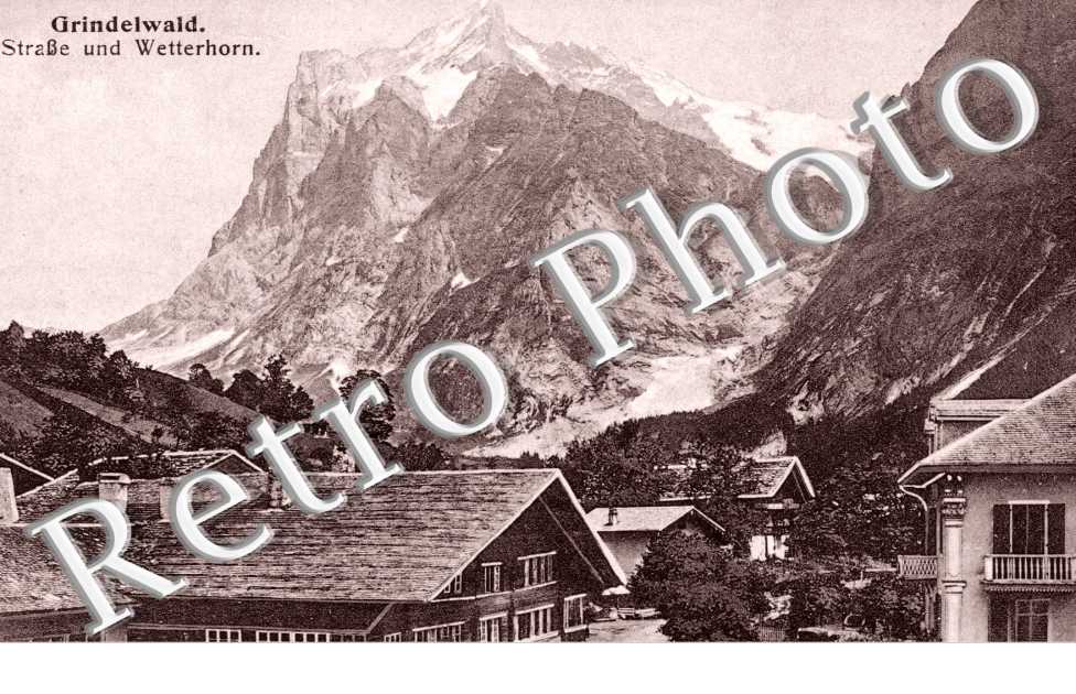 Strasse und Wetterhorn