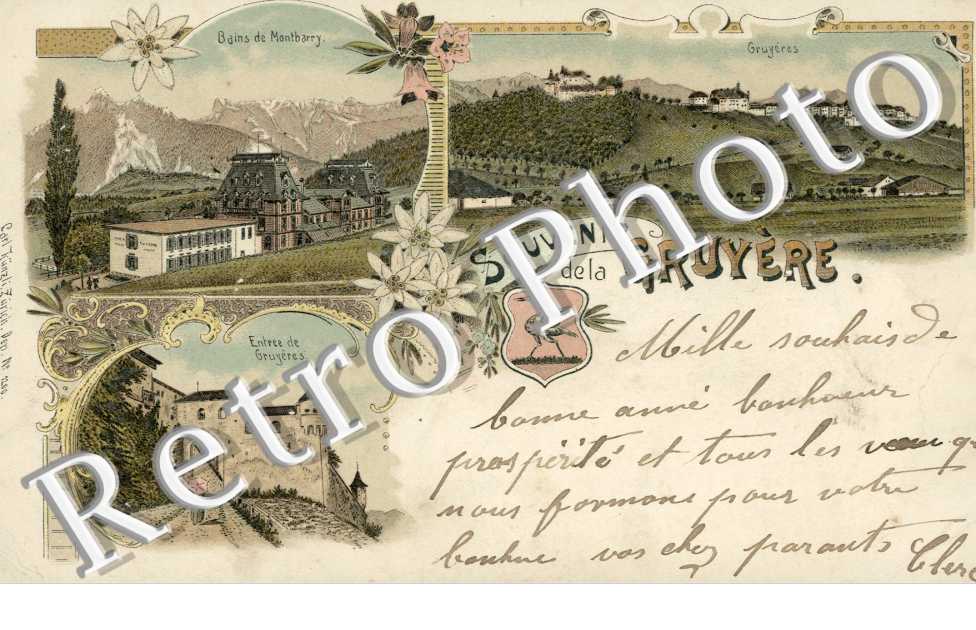 Souvenir de la Gruyere - Entree - Bains de Montbarry