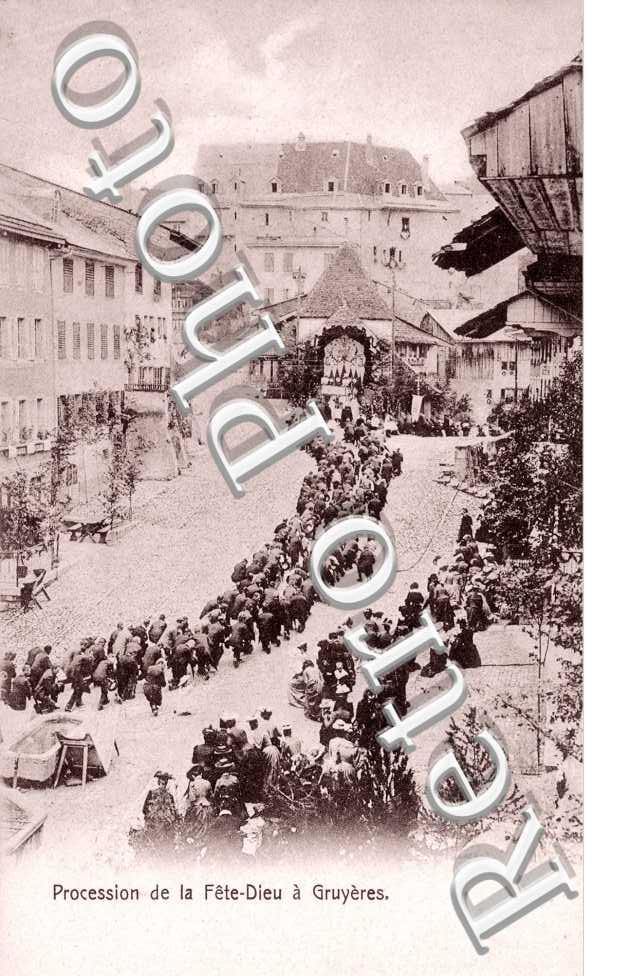 Procession de la Fête-Dieu à Gruyère