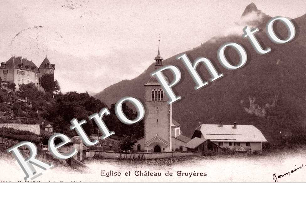Eglise et château de Gruyères