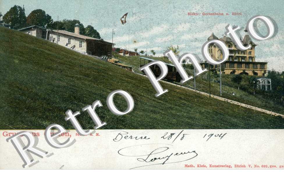 Elektrische Gertenbahn und Hotel
