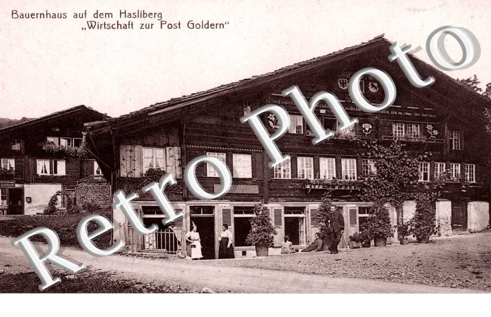 Bauerhaus auf dem Hasliberg "Wirtschaft zur Post Goldern"