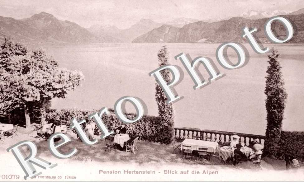 Pension - Blick auf die Alpen