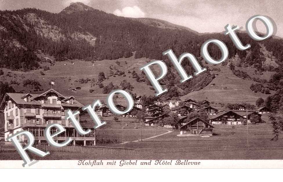 Hohfluh mit Giebel und Hotel Bellevue