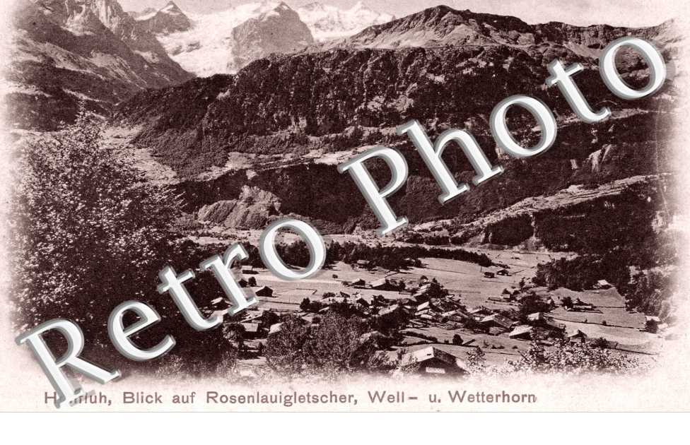 Blick auf Rosenlauigletscher