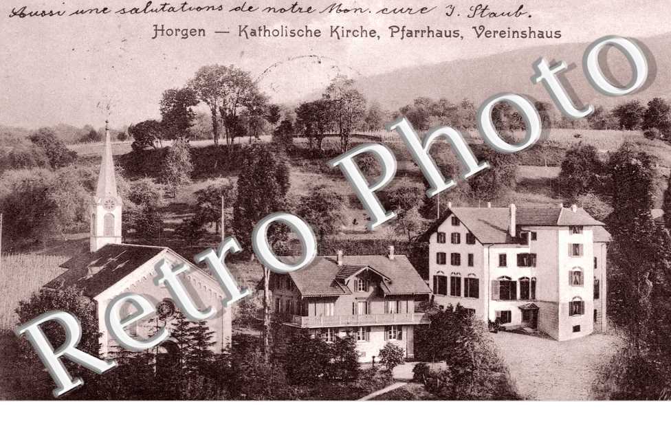 Katholische Kirche, Pfarrhaus, Vereinshaus