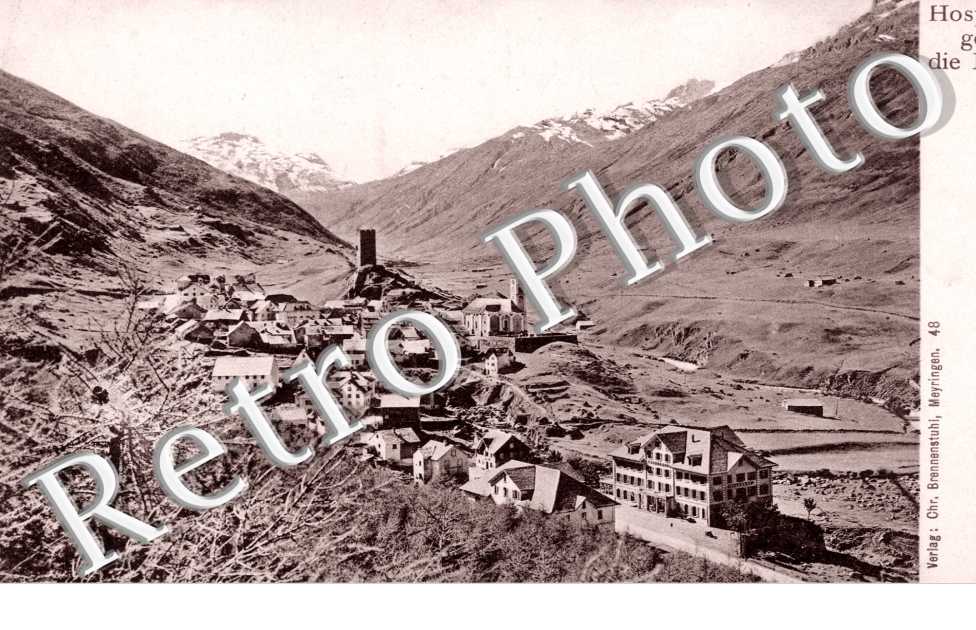 Hospenthal gegen die Furka