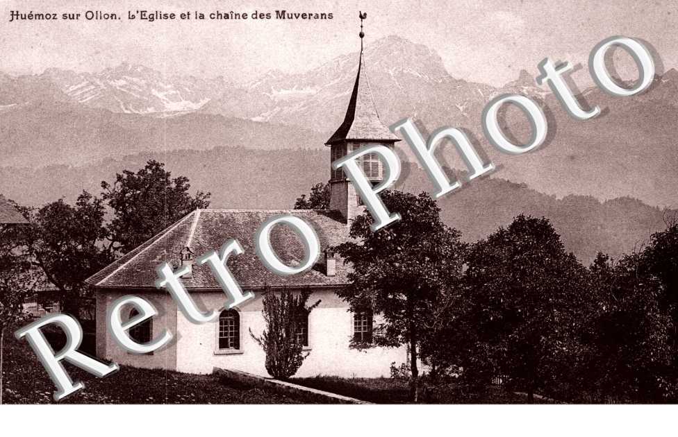 l'église et la chaîne des Muverans