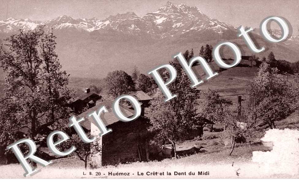 Le Cret et la Dent du Midi