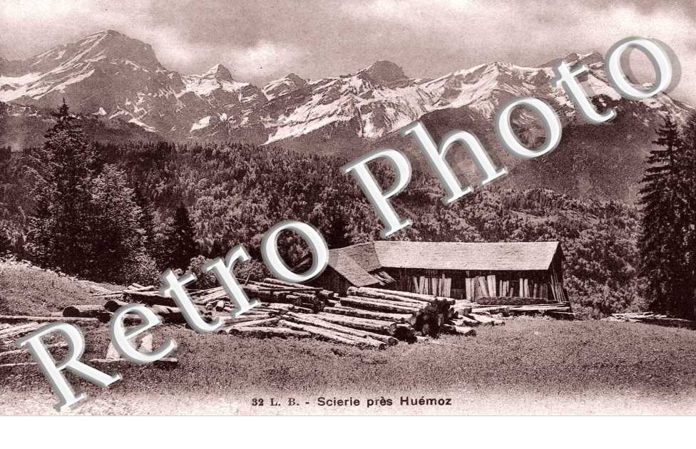 Scierie pres de Huemoz