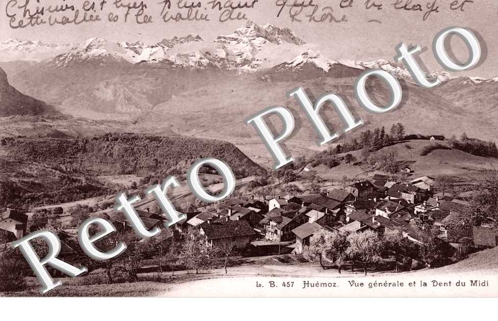 Vue Generale et la Dent du Midi