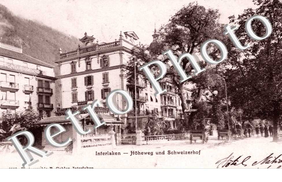 Hoheweg und Schweizerhof.  Le chemin de la hauteur