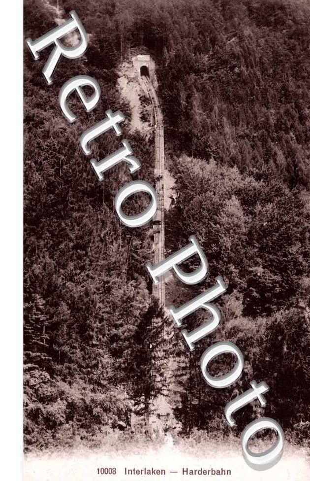 Harderbahn. chemin de fer