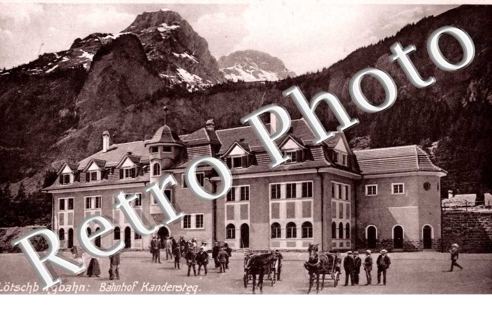 Lotschbergahn : Bahnhof Kandersteg