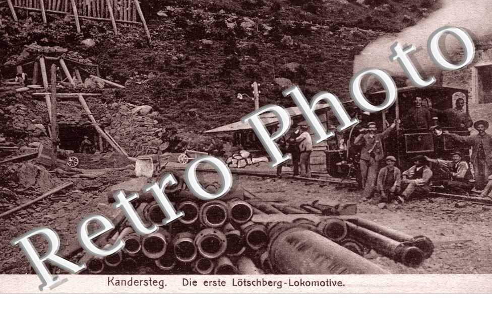 Die erste Lotschberg-Lokomotive