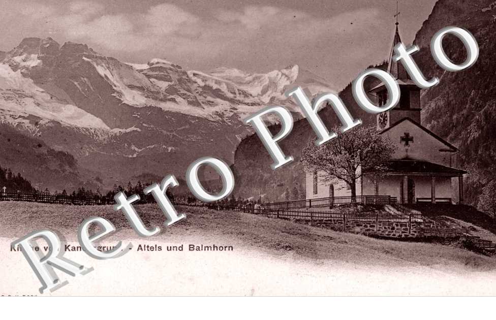 Kirche - Altels und Balmhorn