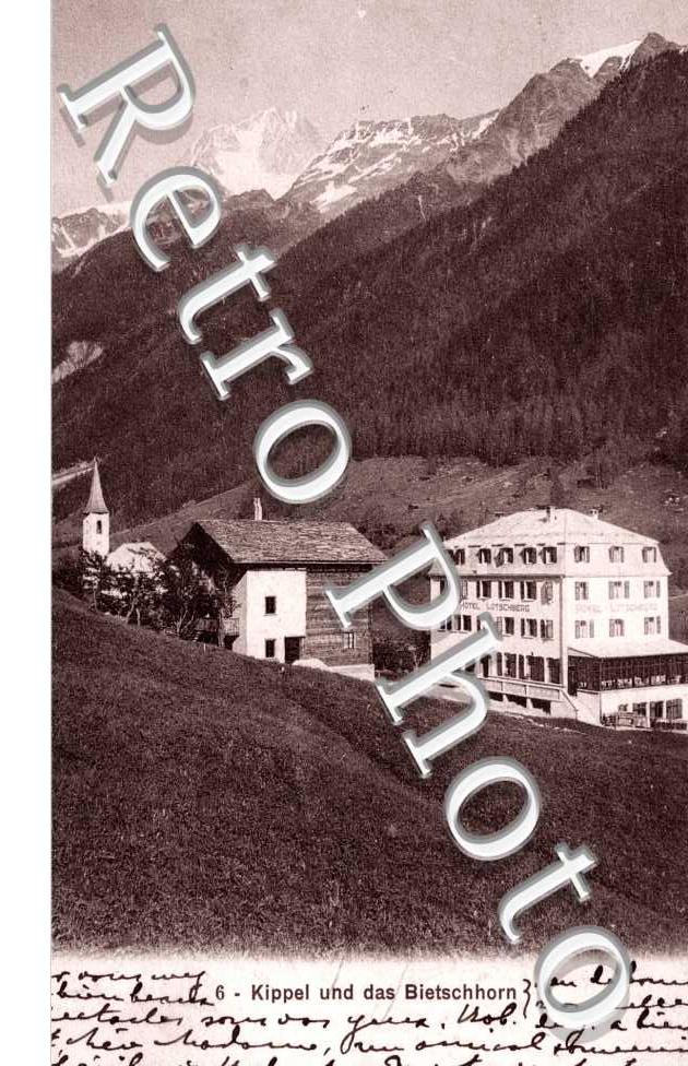 Kippel und das Bietschhorn