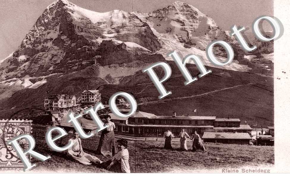 Kleine Scheidegg mit Eiger und Monch
