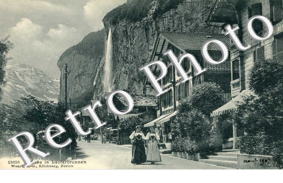 Strasse in Lauterbrunnen