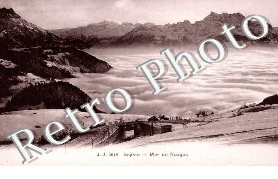 Mer de Nuages,  montagnes
