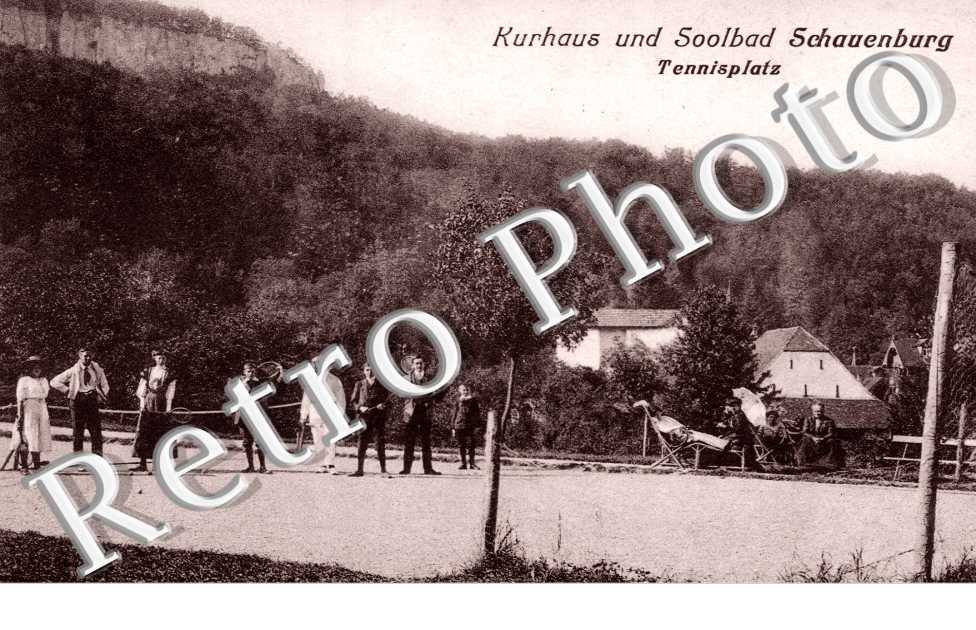 Kurhaus und Soolbad Schauenburg, Tennisplatz. court de tennis
