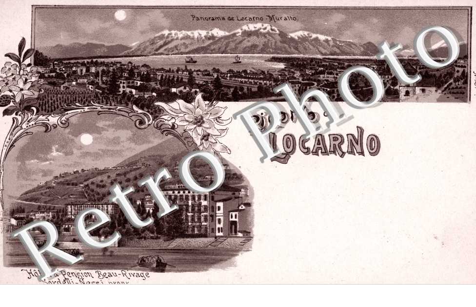 panorama de Locarno, Hotel et Pension beau Rivage Sordelli