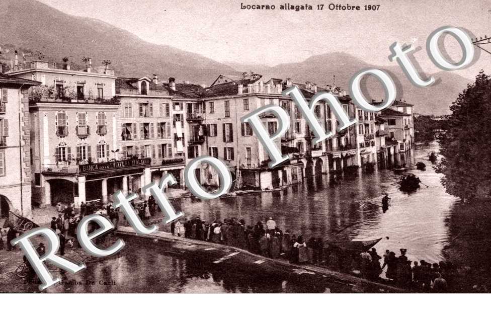 Locarno allagata 17 ottobre 1907, inondation
