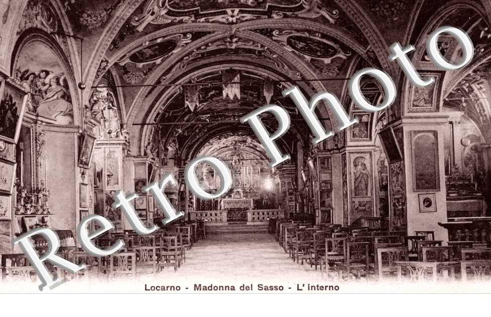Madonna del sasso - l'interno