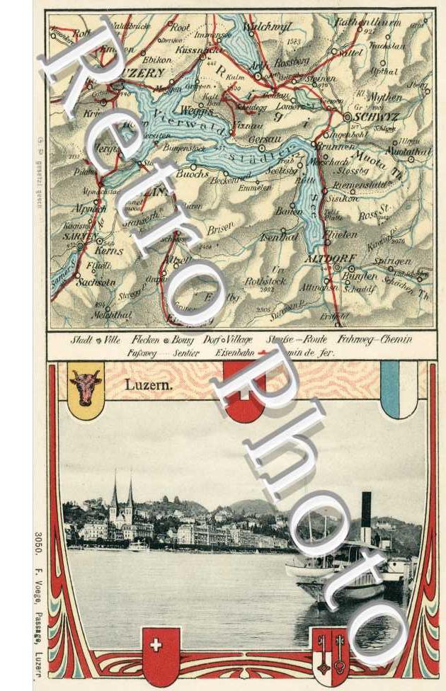 Carte deux vues dont une est une carte geographique