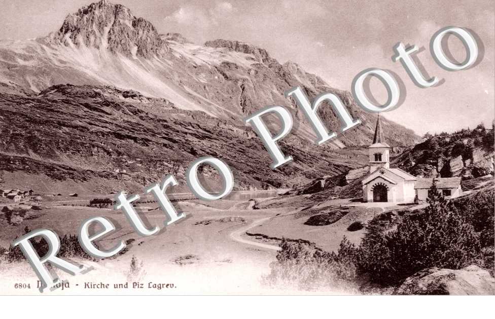 Kirche und Piz Lagrev