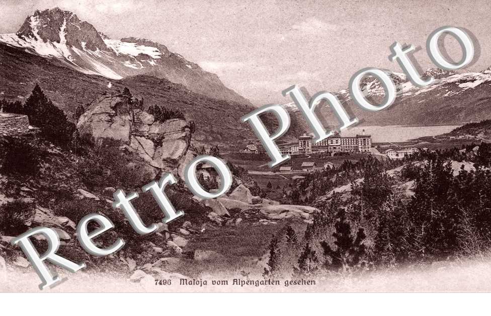 Maloja vom Alpengarten
