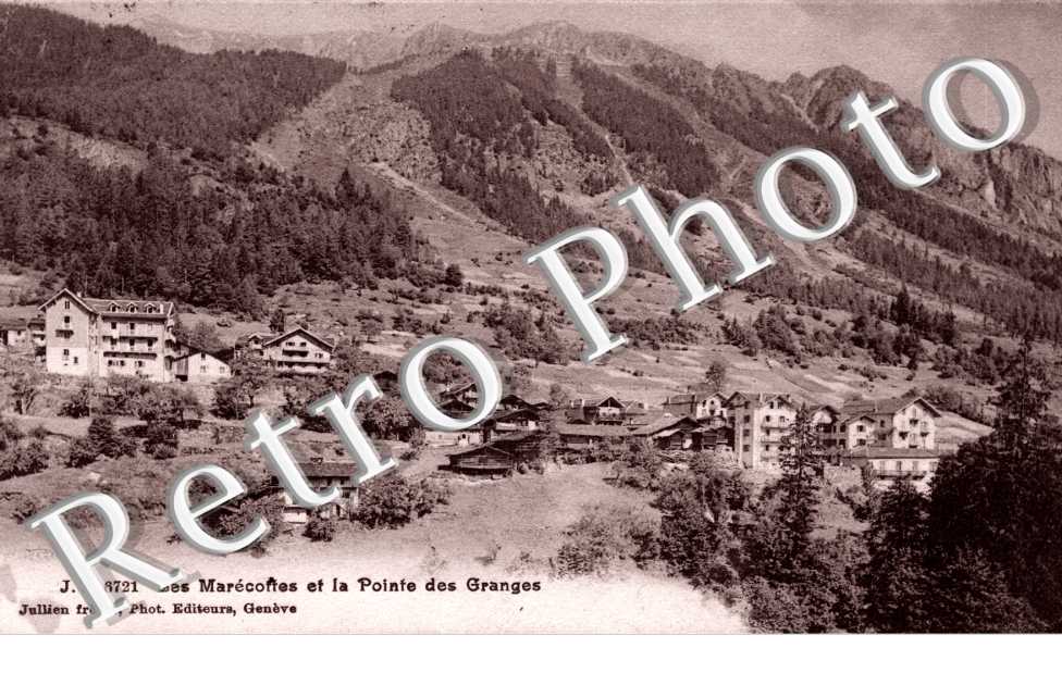 Marecottes sur Salvan et la pointe des Granges