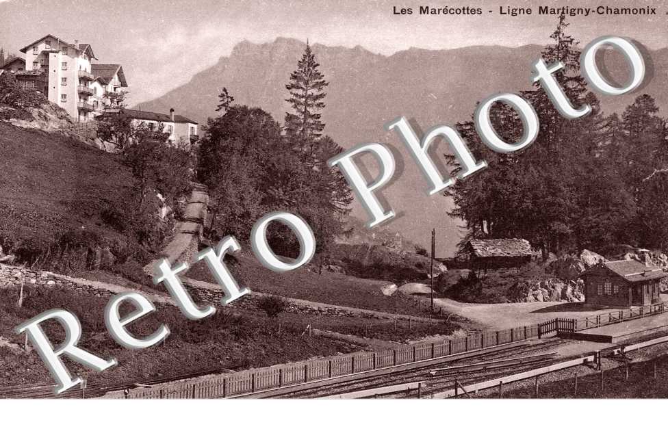 Les Marecottes, Ligne Martigny-Chamonix