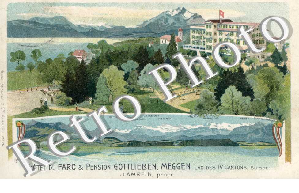 Hôtel du Parc et Pension Gottlieben - J. Amrein, propriétaire - Lac des IV Cantons