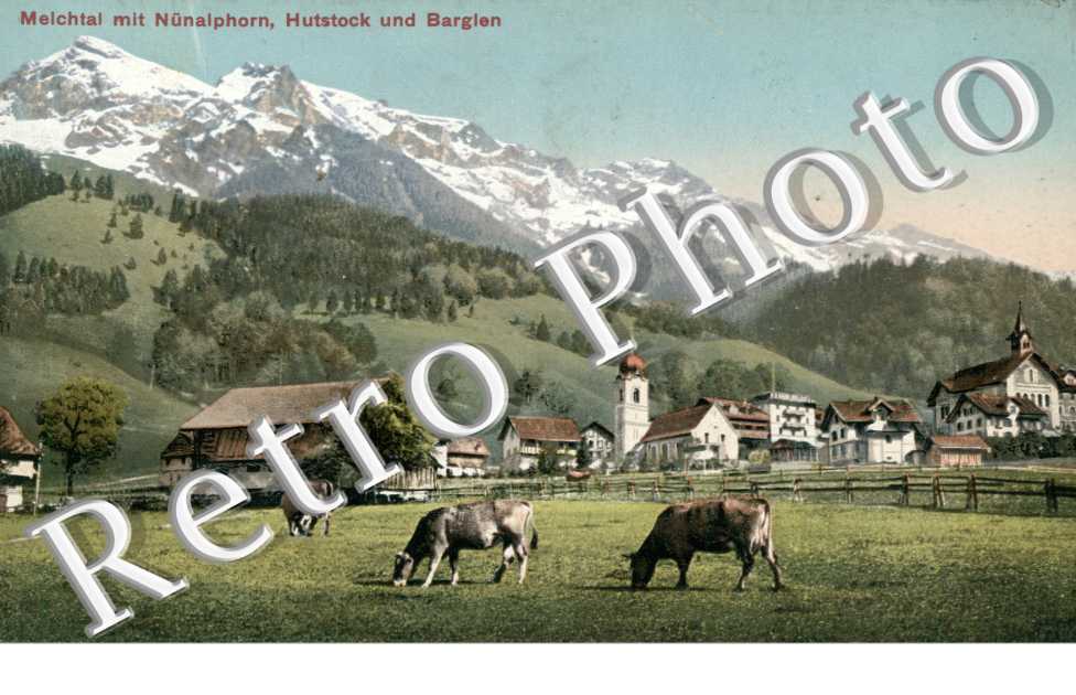 Melchtal mit Nunaphorn, Hutstock und Barglen