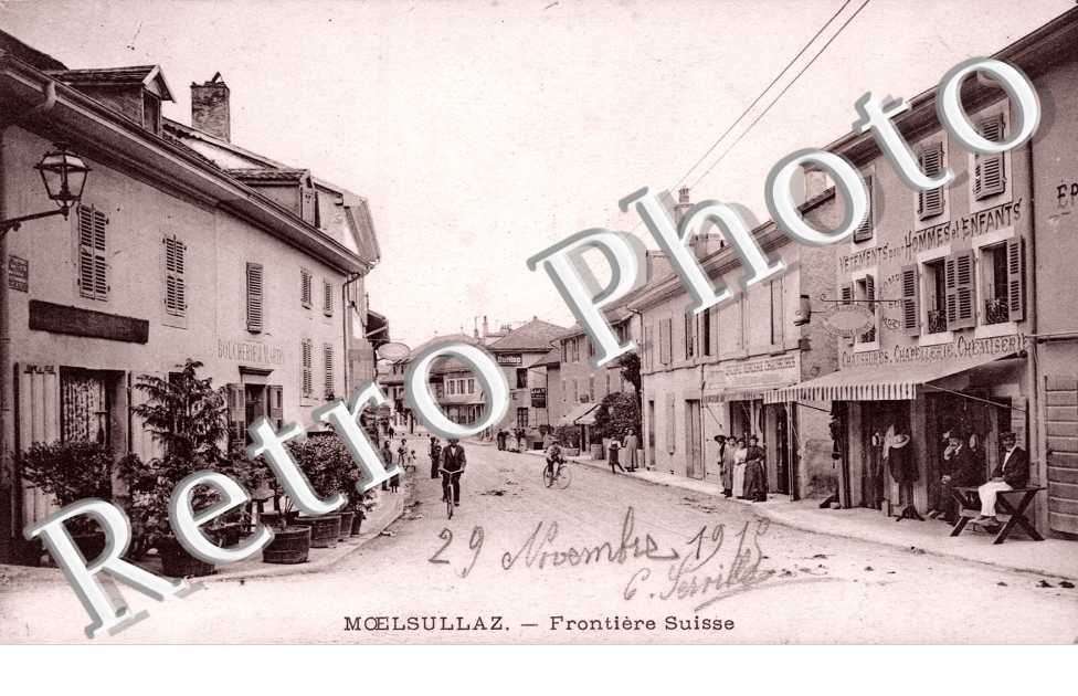 Moelsullaz, Frontiere Suisse
