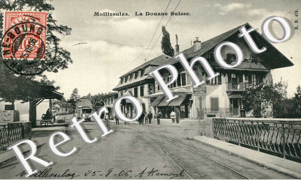 Moillesullaz, la Douane Suisse