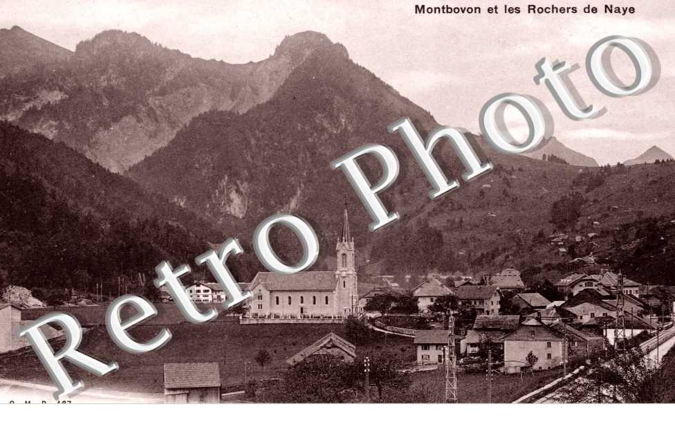 MONTBOVON  Et les rochers de Naye