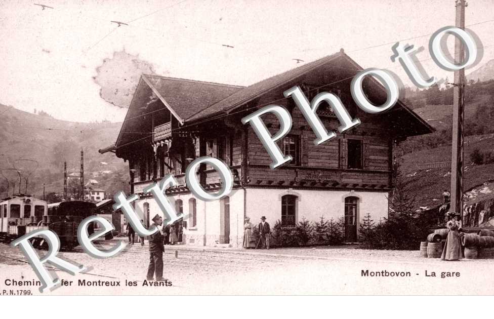 Chemin de fer Montreux les Avants, la Gare de Montbovon