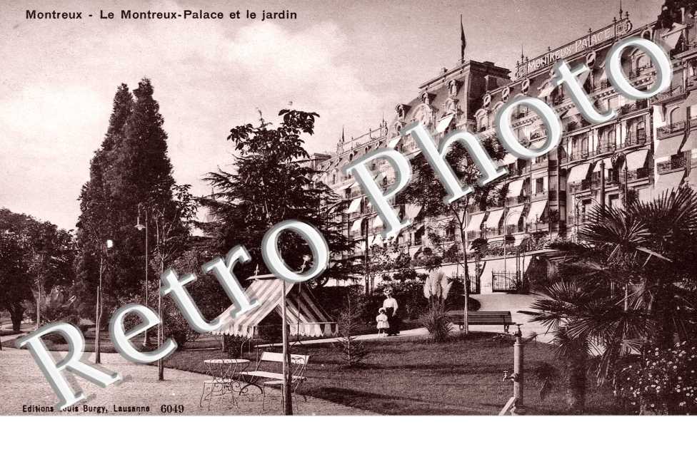 Le Montreux-Palace et le jardin