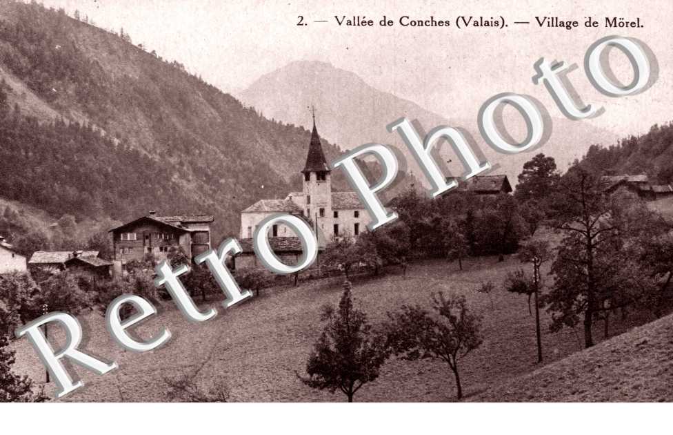 Vallee de Conches, village de Morel
