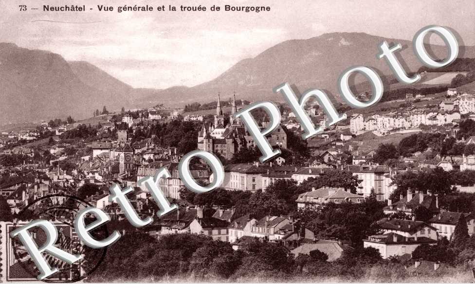 Vue generale et la Trouee de Bourgogne