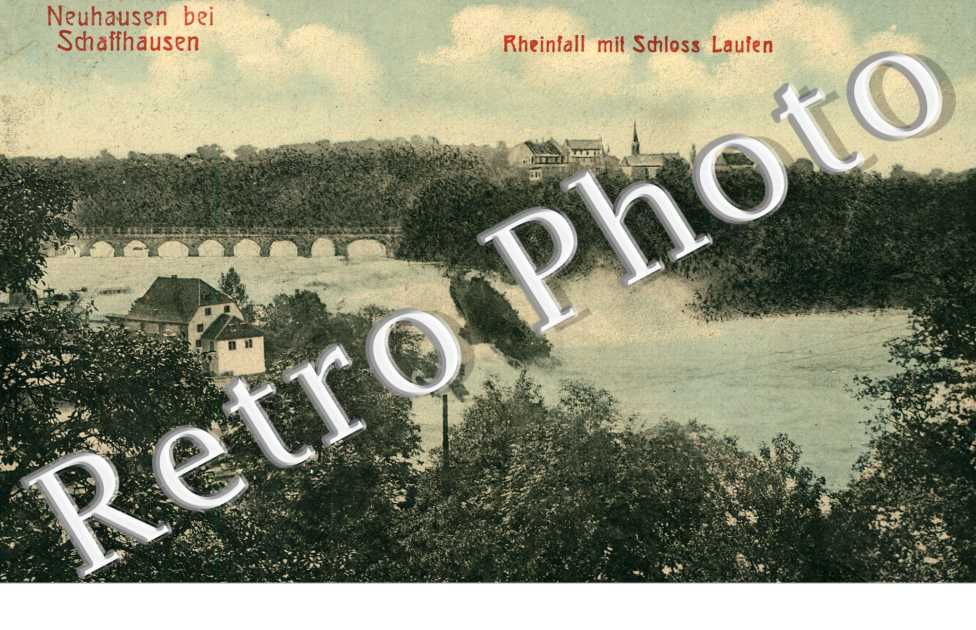 Rheinfall mit Schloss Laufen
