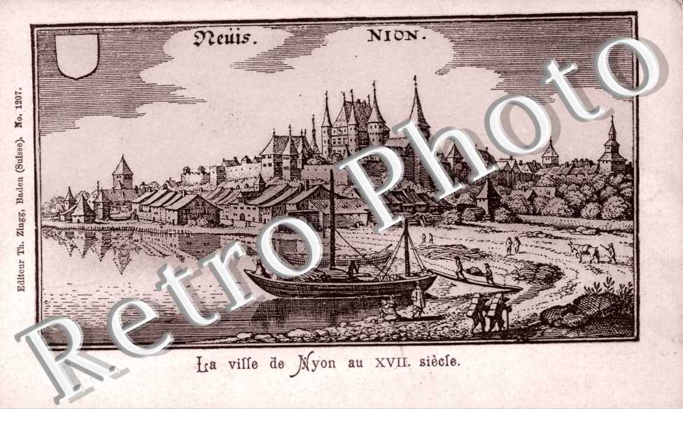 Ville de Nyon au 17 e siecle