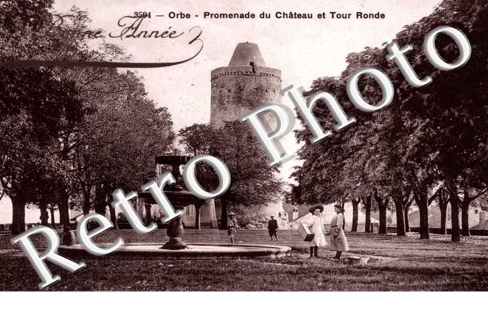 Promenade du chateau et Tour Ronde