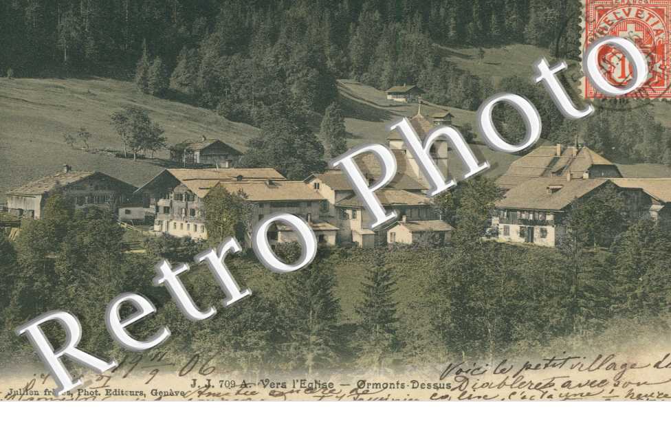 Ormont Dessus Vers l'eglise
