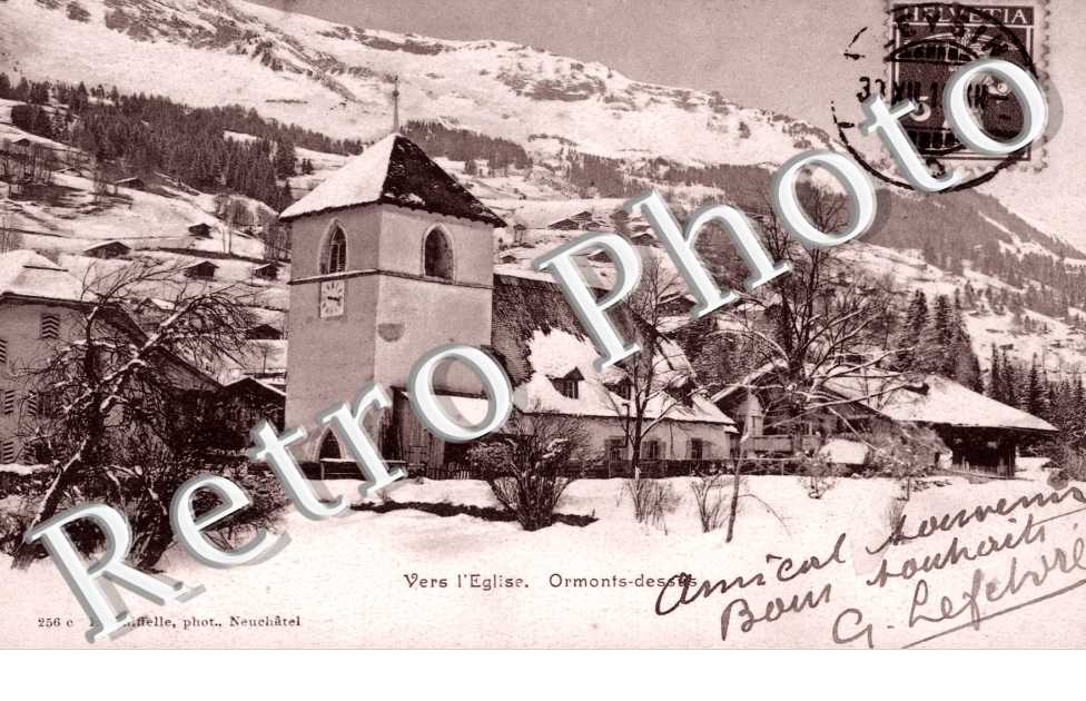 Ormont Dessus Vers l'eglise