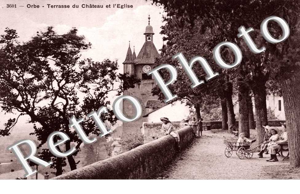 Terrasse du Chateau et l'Eglise