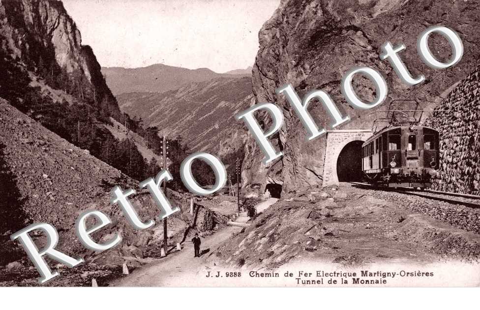Chemin de Fer Electrique Martigny-Orsieres, Tunnel de la Monnaie