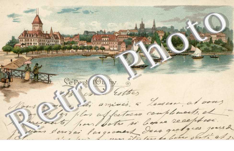 Souvenir d'Ouchy - Le port